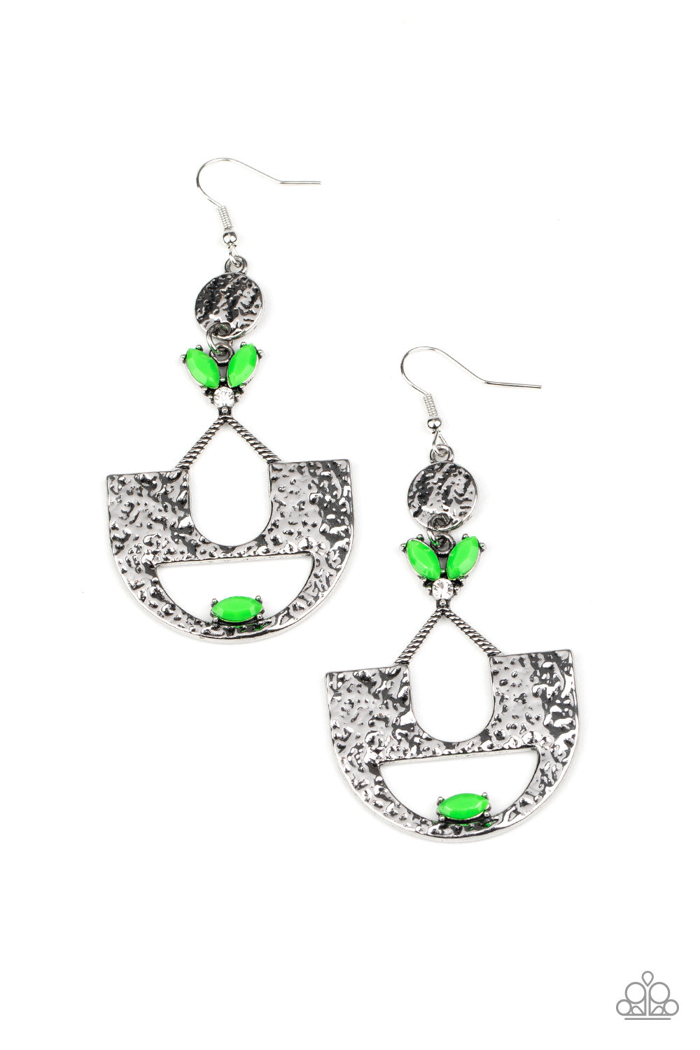 Paparazzi Accessories - Modern Day Mecca - Green Earrings