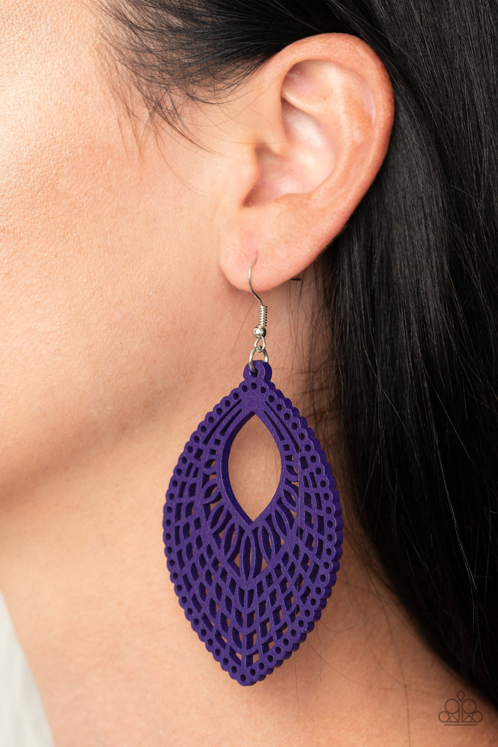 Paparazzi Accessories - One Beach At A Time #424 - Purple Earrings