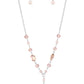 Paparazzi Accessories - Fashionista Week #N447 - Pink Necklace