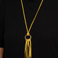 Paparazzi Accessories - Feel at HOMESPUN - Yellow Necklace