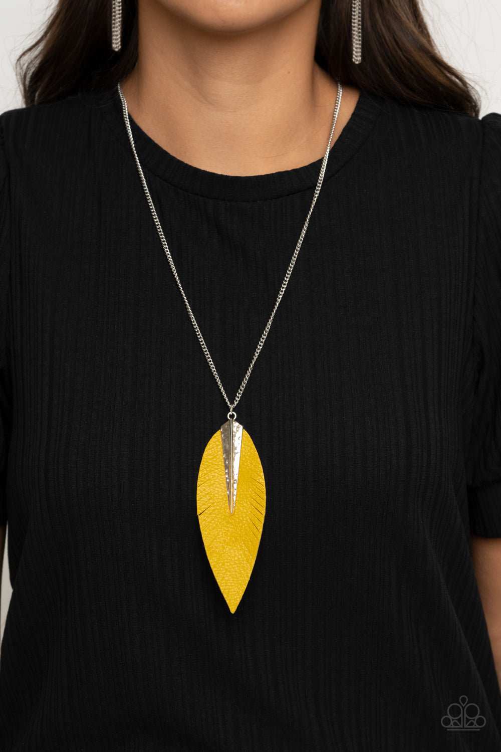Paparazzi Accessories - Quill Quest #N461 - Yellow Necklace