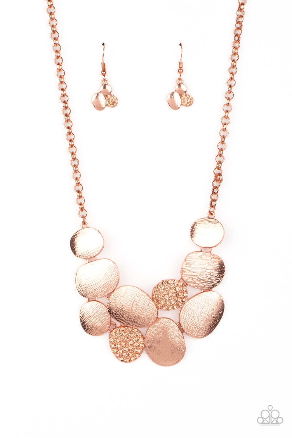 Paparazzi Accessories - A Hard LUXE Story #N488- Copper Necklace