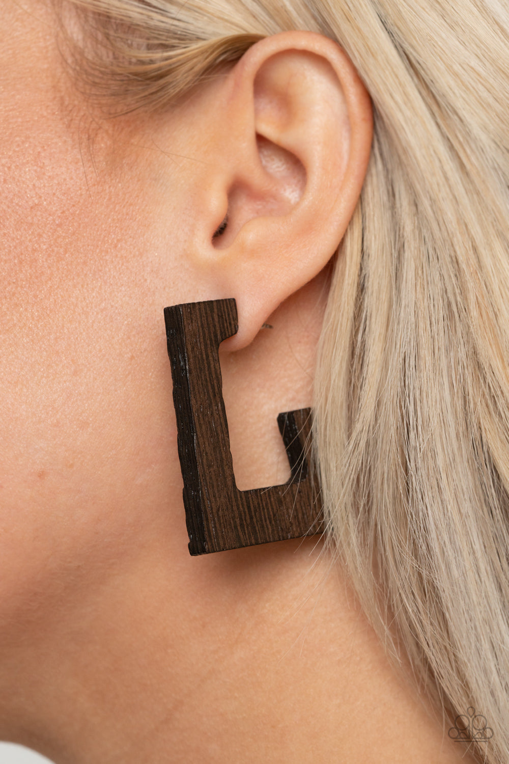 Paparazzi Accessories - The Girl Next OUTDOOR - #E366 Brown Earrings