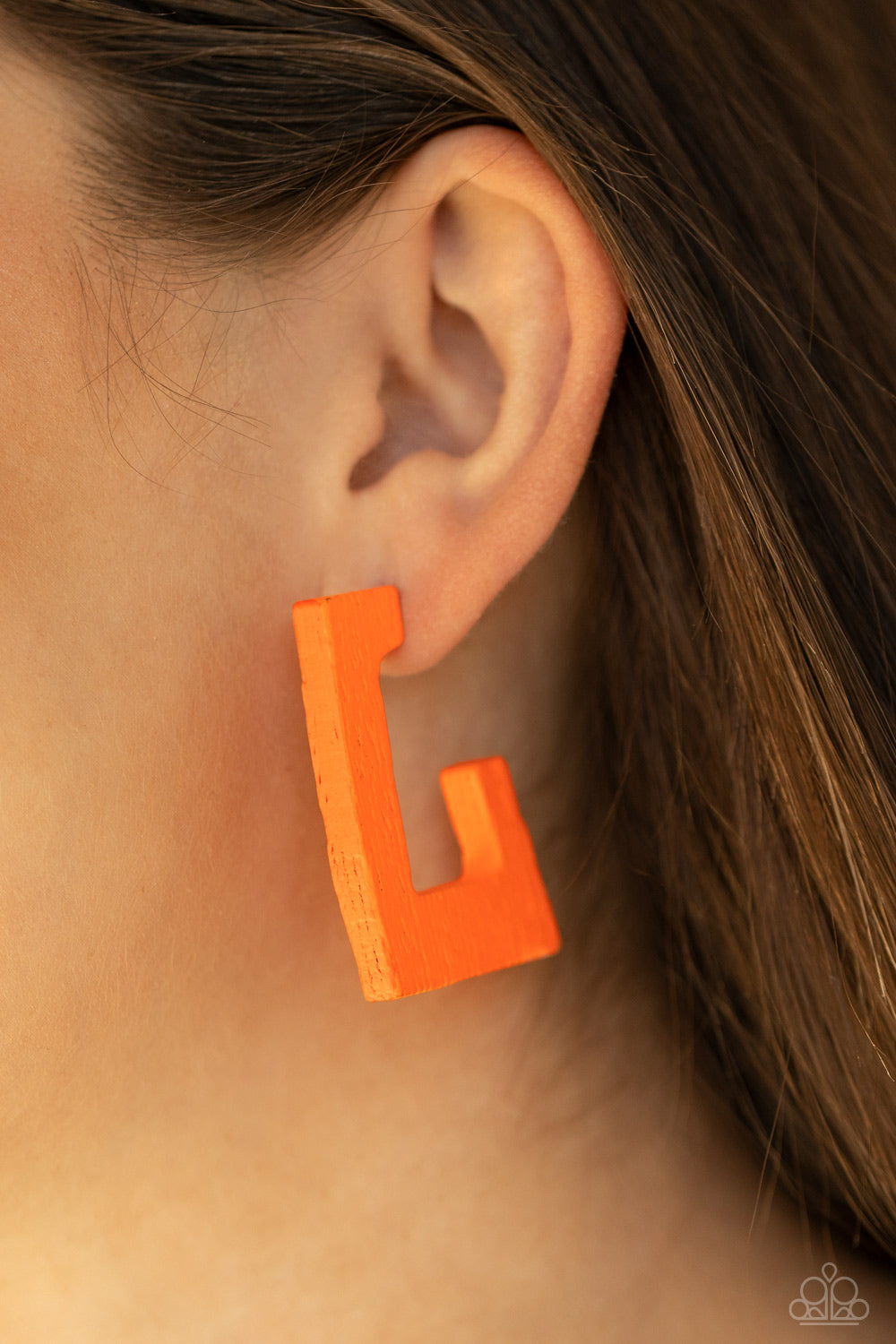 Paparazzi Accessories - The Girl Next OUTDOOR - Orange Earrings