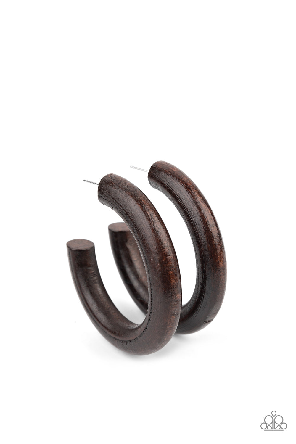 Paparazzi Accessories - Woodsy Wonder - #E370 Brown Earrings