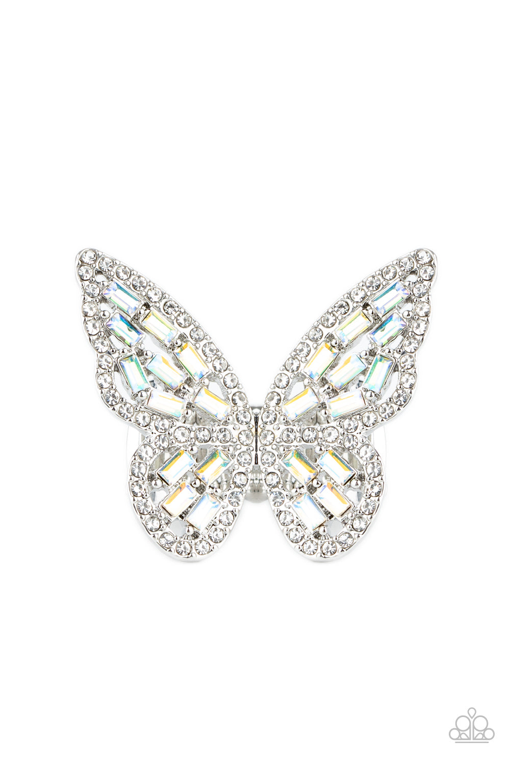 Paparazzi Accessories - Flauntable Flutter - Multi Butterfly Ring