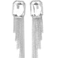 Paparazzi Accessories - Save for a REIGNy Day #E445 - White Earrings