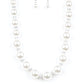 Uptown Heiress - White Necklace - TheMasterCollection