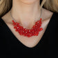 Paparazzi Accessories - Let The Festivities Begin #N581 - Red Necklace