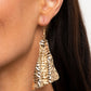 Paparazzi Accessories - How FLARE You! - Gold Earrings
