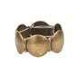 Paparazzi Accessories - Going, Going, GONG! #B558 Drawer 8/2 - Brass Bracelet