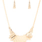 Paparazzi Accessories - Happily Ever AFTERSHOCK #N539 - Gold Necklace