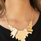 Paparazzi Accessories - Happily Ever AFTERSHOCK #N539 - Gold Necklace