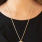 Paparazzi Accessories - Light It Up #N740 - Gold Necklace