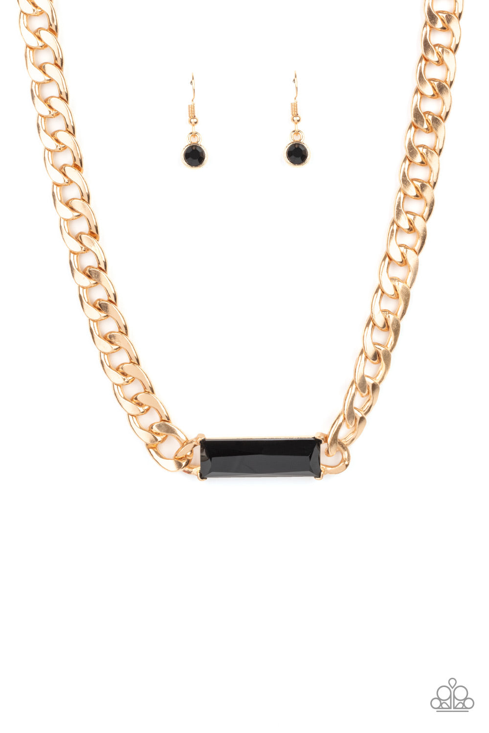 Paparazzi Accessories - Urban Royalty #N613 - Gold Necklace