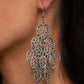 Paparazzi Accessories - The Shakedown #E447 - Silver Earrings