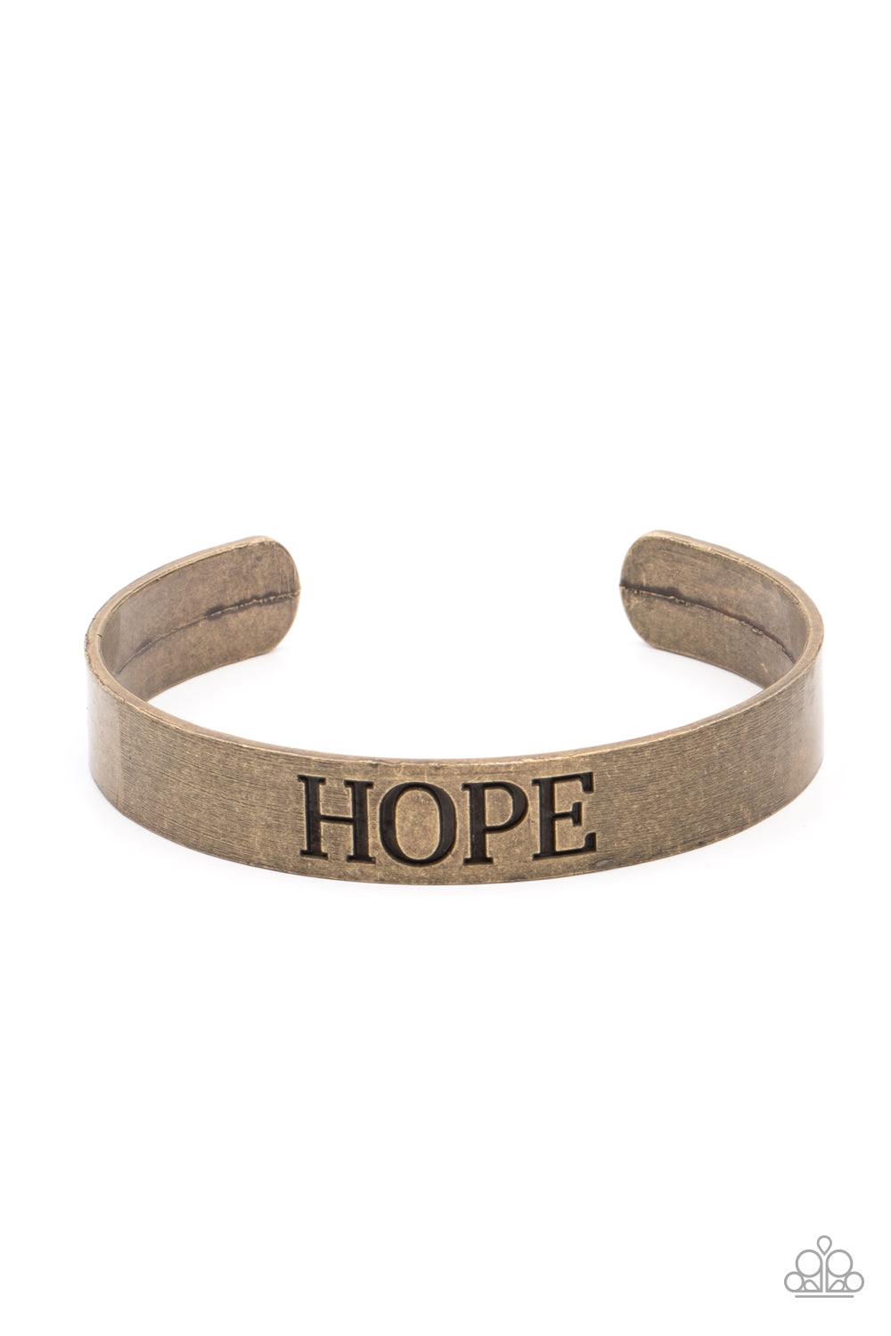 Paparazzi Accessories - Hope Makes The World Go Round #B574 - Brass Bracelet