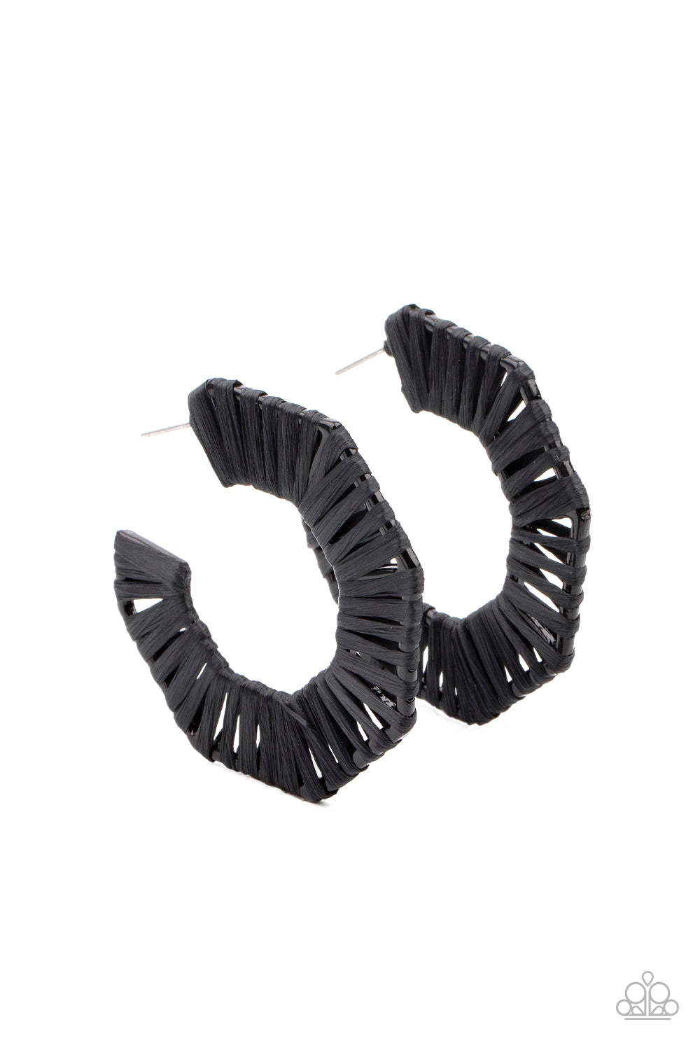 Paparazzi Accessories - Fabulously Fiesta #E443 - Black Earrings