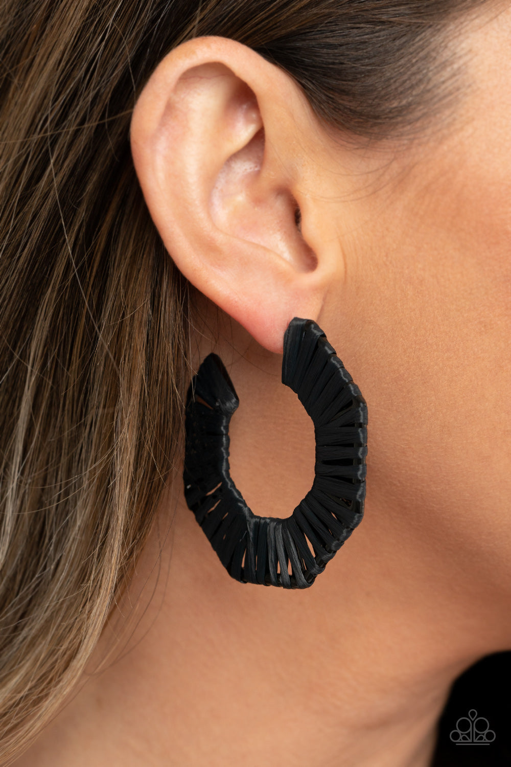 Paparazzi Accessories - Fabulously Fiesta #E443 - Black Earrings