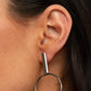 Paparazzi Accessories - Set Into Motion #E483 - Black Earrings