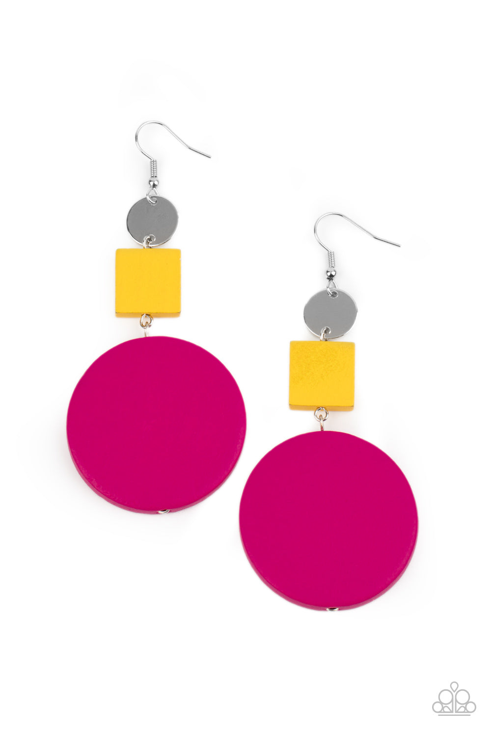 Paparazzi Accessories - Modern Materials #E504 - Multi Earrings