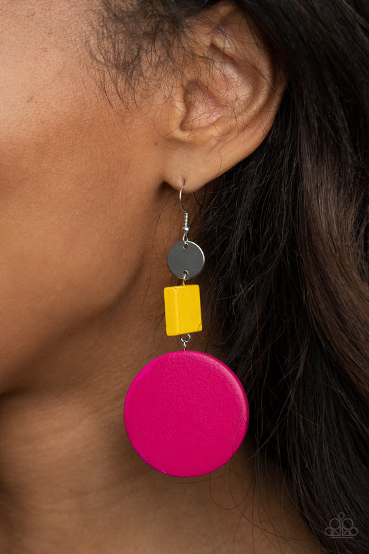 Paparazzi Accessories - Modern Materials #E504 - Multi Earrings