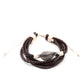Paparazzi Accessories - FROND and Center #B477 - Brown Bracelet