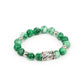 Paparazzi Accessories - Soothes The Soul #B571 - Green Bracelet