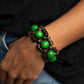 Paparazzi Accessories - Tropical Temptations #B475 - Green Bracelet