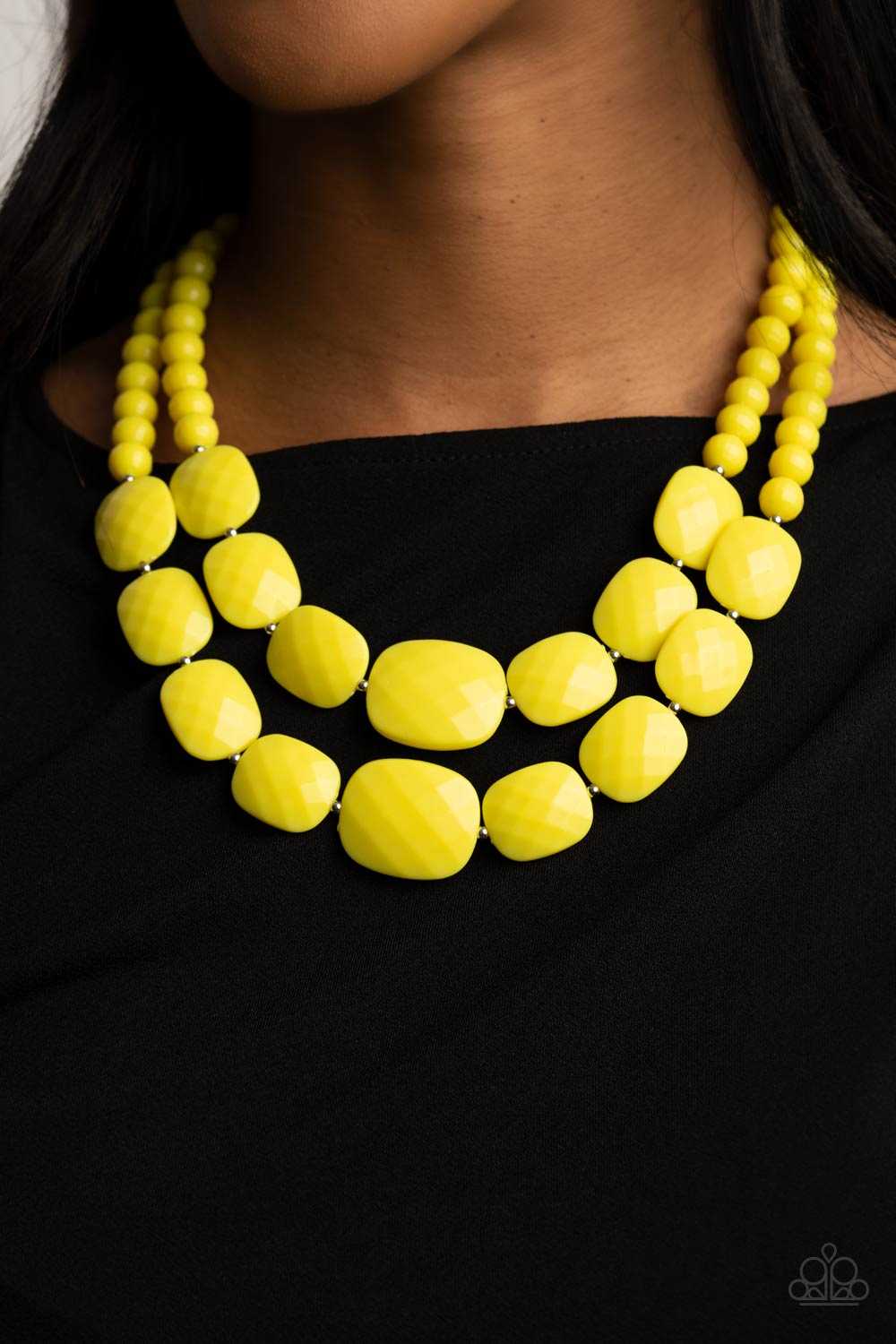 Paparazzi Accessories - Resort Ready #N645 - Yellow Necklace