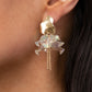 Paparazzi Accessories - Harmonically Holographic #E520 - Gold Earrings