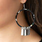 Paparazzi Accessories - Garden Chimes #E472 - Black Earrings