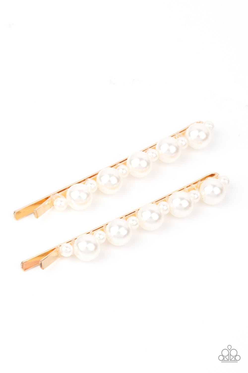 Paparazzi Accessories - Put A Pin In It #HB36 - Gold Hair Clip