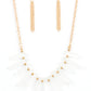 Paparazzi Accessories - Ice Age Intensity #N625 - Gold Necklace