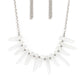 Paparazzi Accessories - Ice Age Intensity #N617 - White Necklace