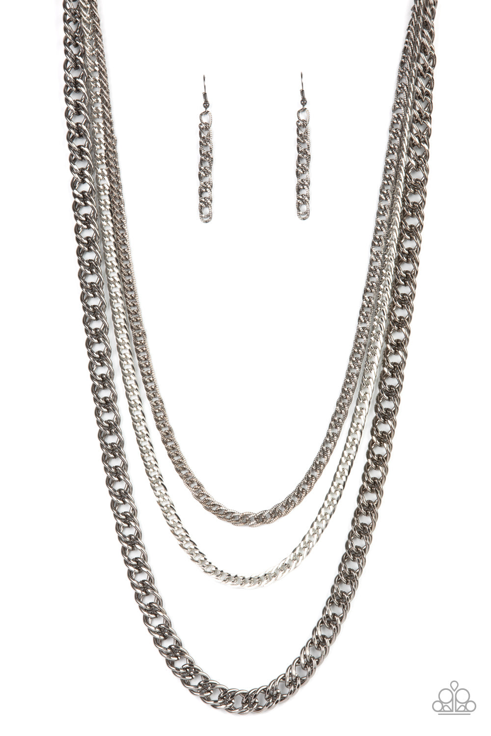 Paparazzi Accessories - Chain of Champions #N680 - Multi Necklace