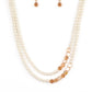 Paparazzi Accessories - Poshly Petite #N606 - Gold Necklace
