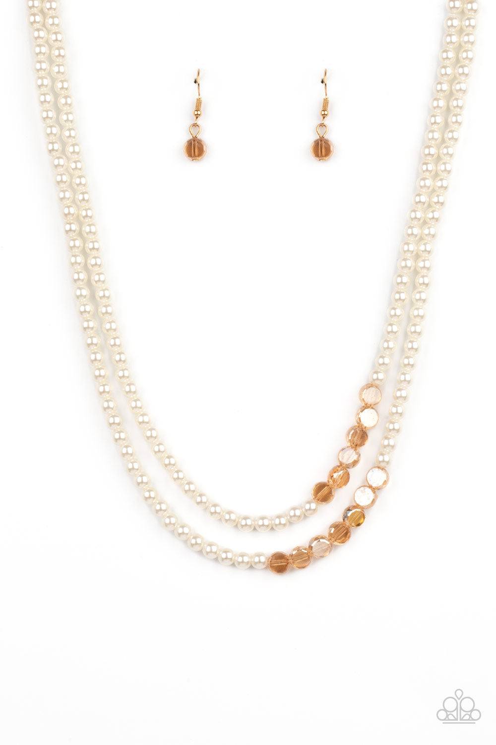 Paparazzi Accessories - Poshly Petite #N606 - Gold Necklace