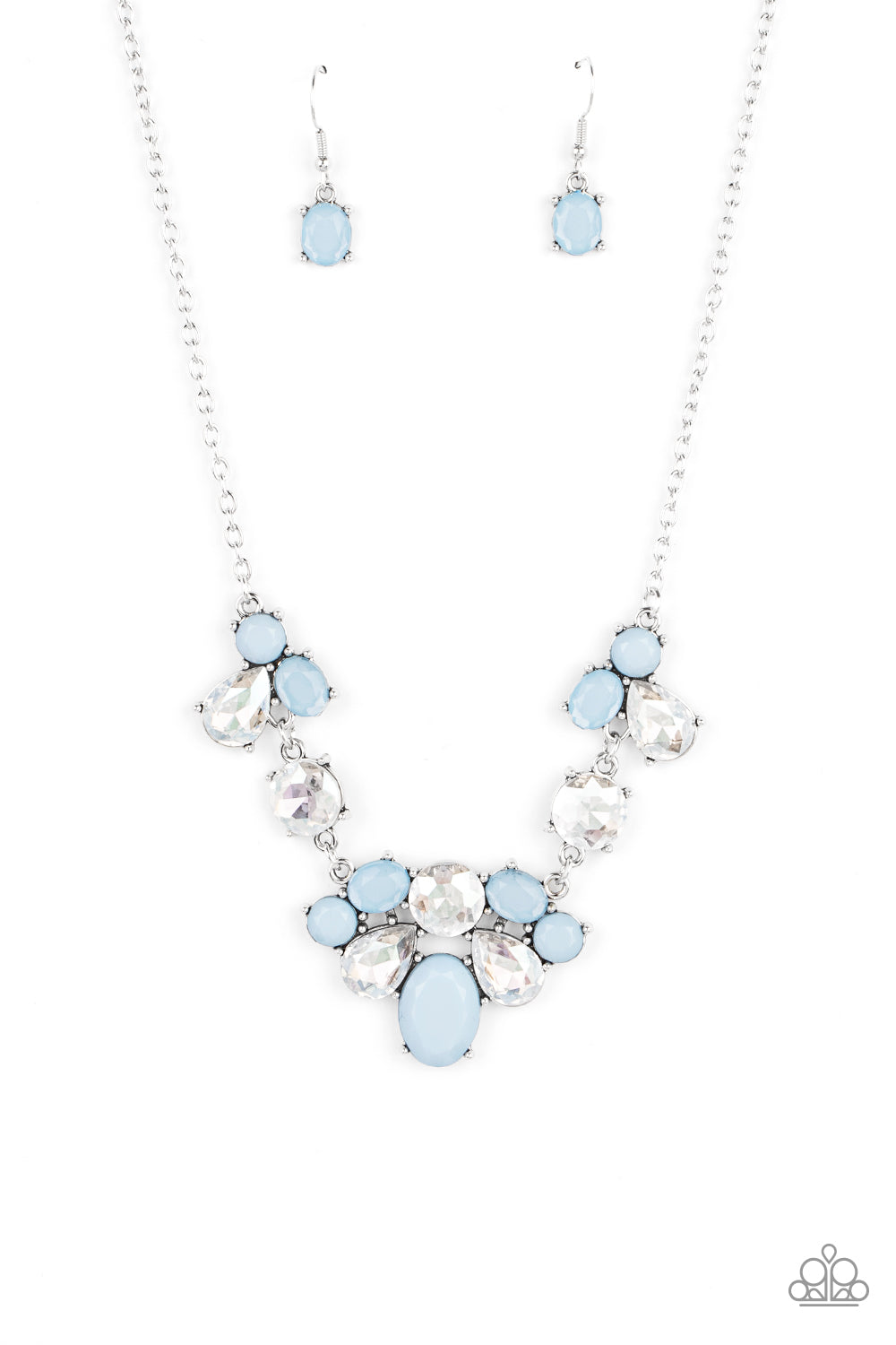 Paparazzi Accessories - Ethereal Romance #N681 - Blue Necklace