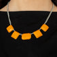 Paparazzi Accessories - Instant Mood Booster #N674 - Orange Necklace