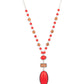 Paparazzi Accessories - Naturally Essential #N737 - Red Necklace