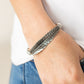 Paparazzi Accessories - Featherlight Fashion #B509 - Silver Bracelet