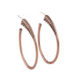 Paparazzi Accessories - Fully Loaded #E534 - Copper Earrings