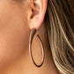 Paparazzi Accessories - Fully Loaded #E534 - Copper Earrings