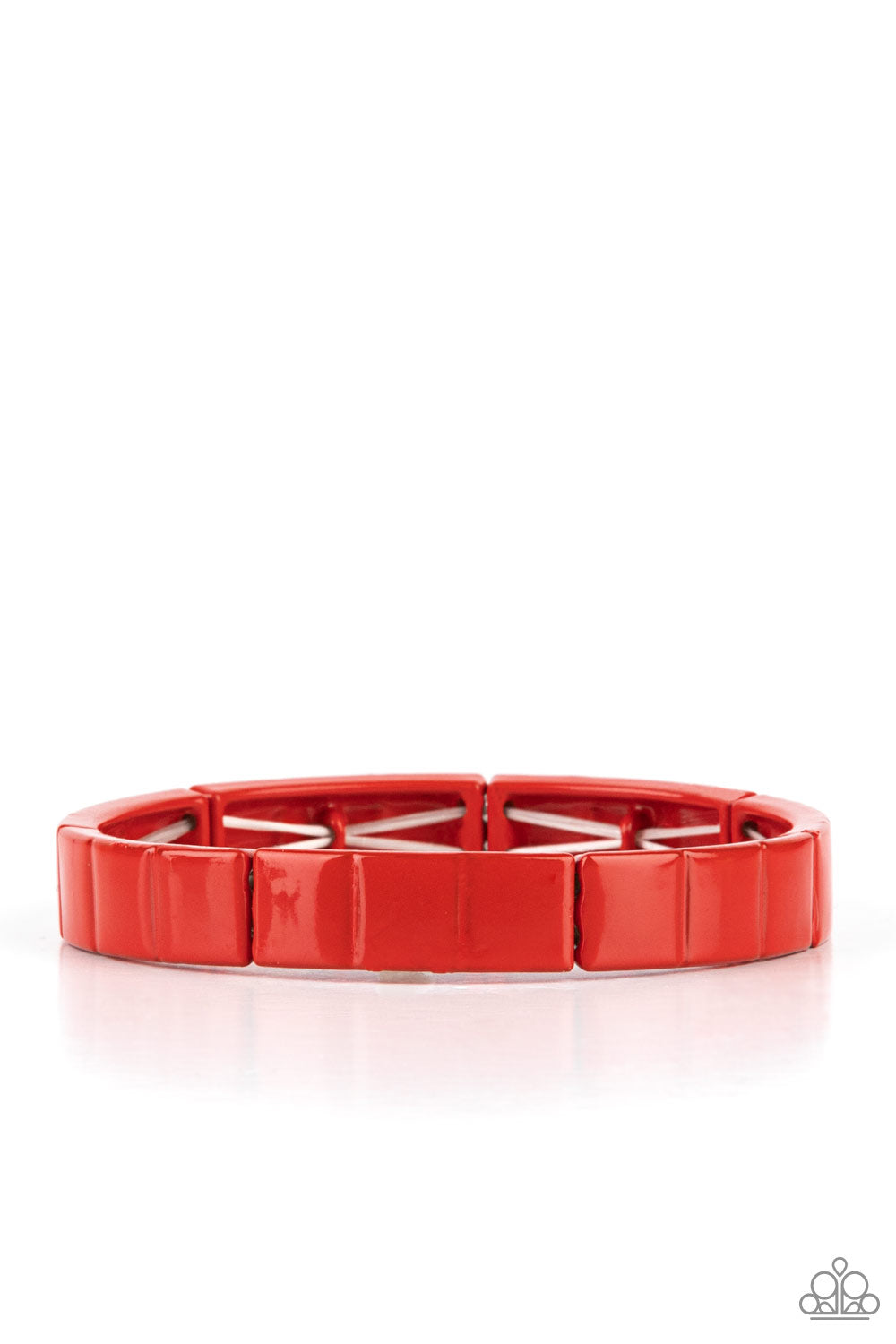 Paparazzi Accessories - Material Movement #B523 - Red Bracelet
