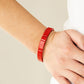 Paparazzi Accessories - Material Movement #B523 - Red Bracelet