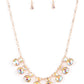 Paparazzi Accessories - Cosmic Countess #N638 - Rose Gold Necklace