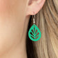Paparazzi Accessories - LEAF Yourself Wide Open #E463- Green Earrings