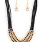 Paparazzi Accessories - Lock, Stock, and SPARKLE #N632- Gold Necklace