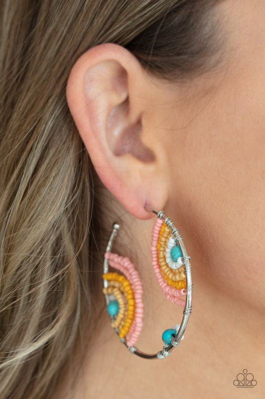 Paparazzi Accessories - Rainbow Horizons #E514 - Multi Earrings